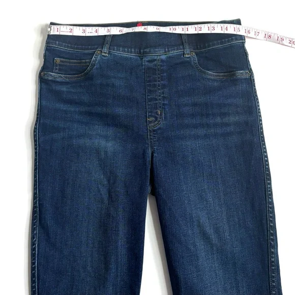 Spanx Ankle Skinny Pull On Jeans Midnight Shade Size Large Style no. 20342R - Picture 10 of 14